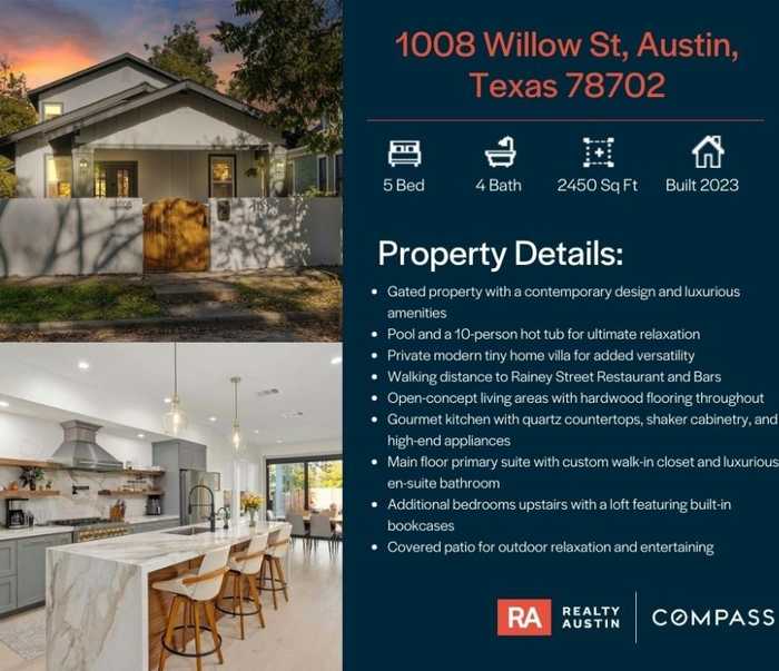 photo 2: 1008 Willow Street, Austin TX 78702