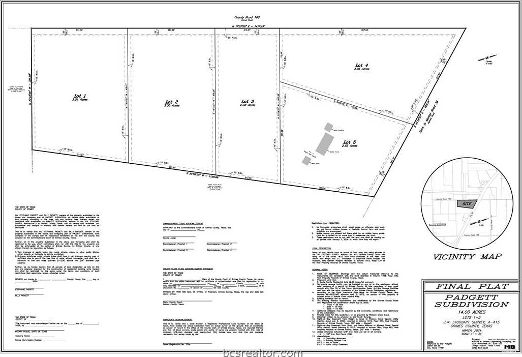 photo 2: Lot 4 County Road 168, Iola TX 77861