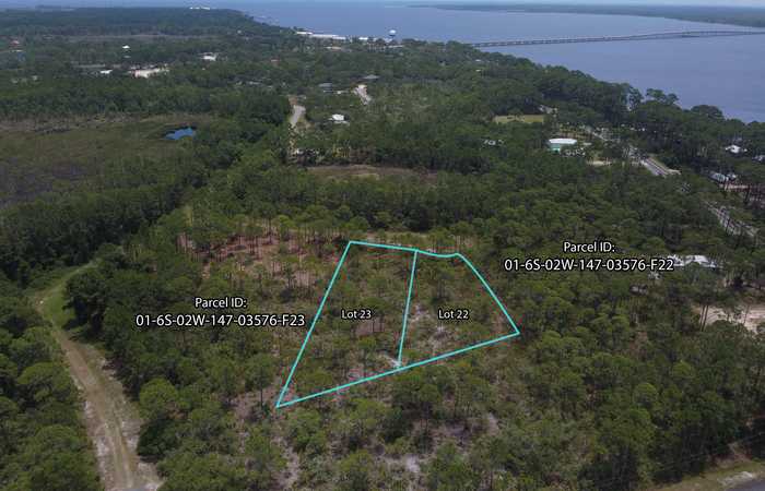 photo 2: Lot 22&23 Tarpine Drive, PANACEA FL 32346