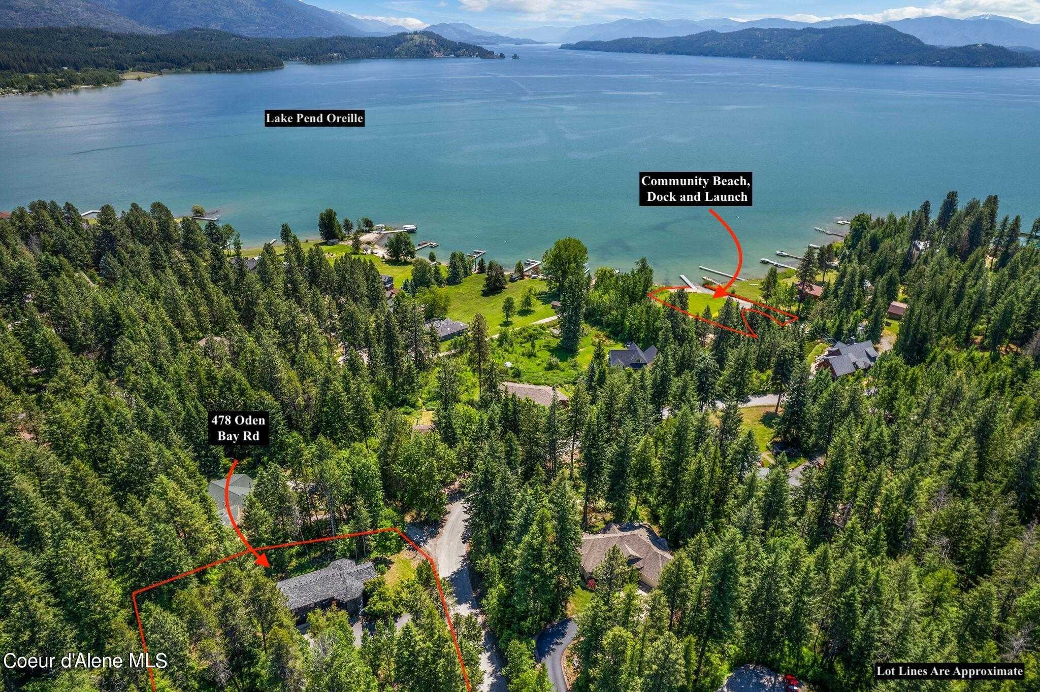 photo 1: 478 Oden Bay Dr, Sandpoint ID 83864