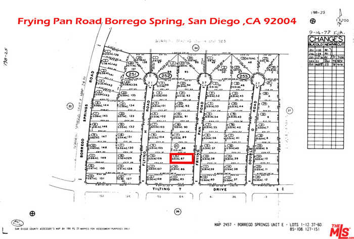 photo 1: FRYING PAN Road, Borrego Springs CA 92004