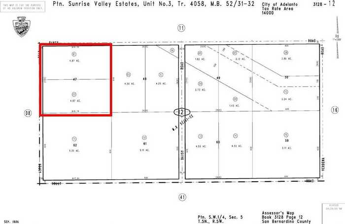 photo 6: Aster & Pansy 9.32 acres Road, Adelanto CA 92301