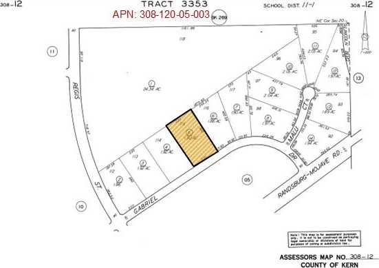 photo 1: 115 LOT Gabriell Drive, California City CA 93505