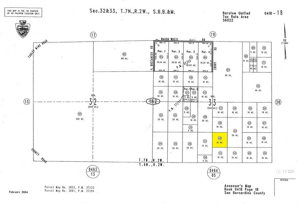 photo 1: Farley Mine Road, Lucerne Valley CA 92356