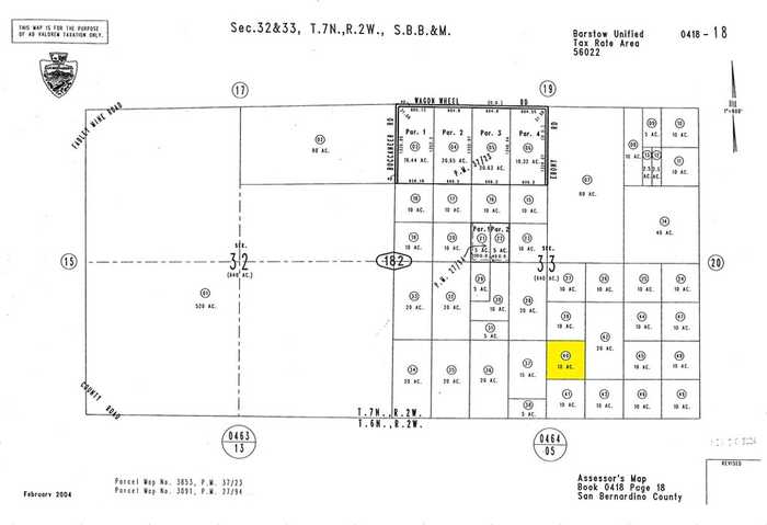 photo 1: Farley Mine Road, Lucerne Valley CA 92356