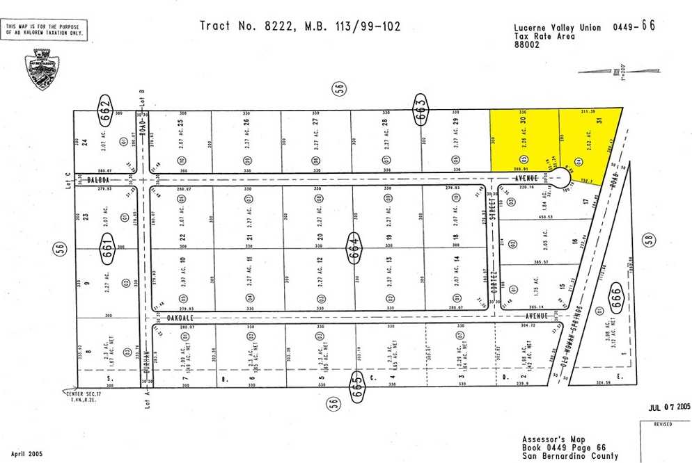 photo 1: Balboa Avenue, Lucerne Valley CA 92356