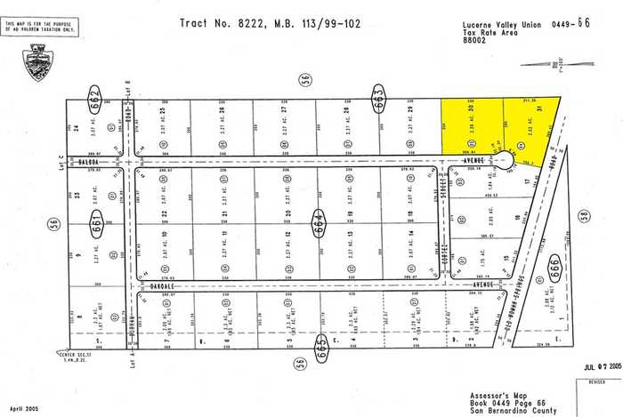 photo 1: Balboa Avenue, Lucerne Valley CA 92356