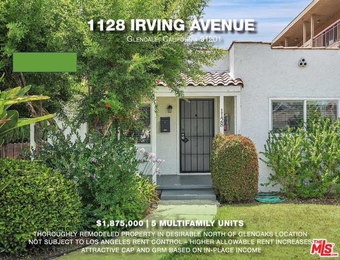 photo 1: 1128 Irving Avenue, Glendale CA 91201