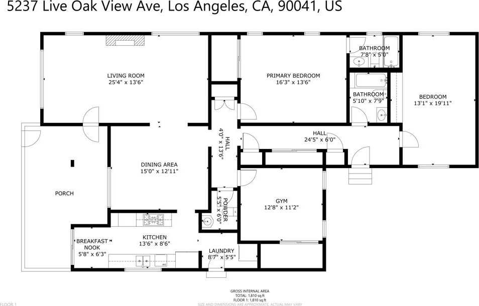 photo 1: 5237 Live Oak View Avenue, Los Angeles CA 90041