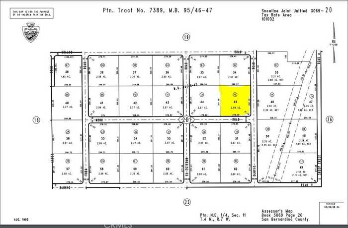 photo 1: Mono Parcel #3069-201-13 Road, Phelan CA 92371