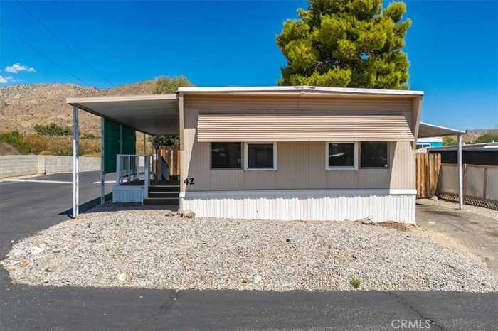 photo 1: 10888 West Drive Unit 42, Morongo Valley CA 92256