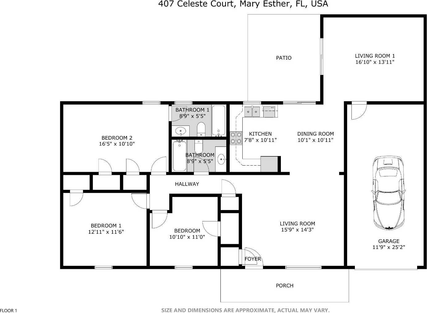 photo 3: 407 Celeste Court, Mary Esther FL 32569