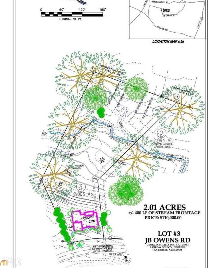 photo 2: Jb Owens Road Unit LOT 3 - 2.01 ACRES, Bethlehem GA 30620