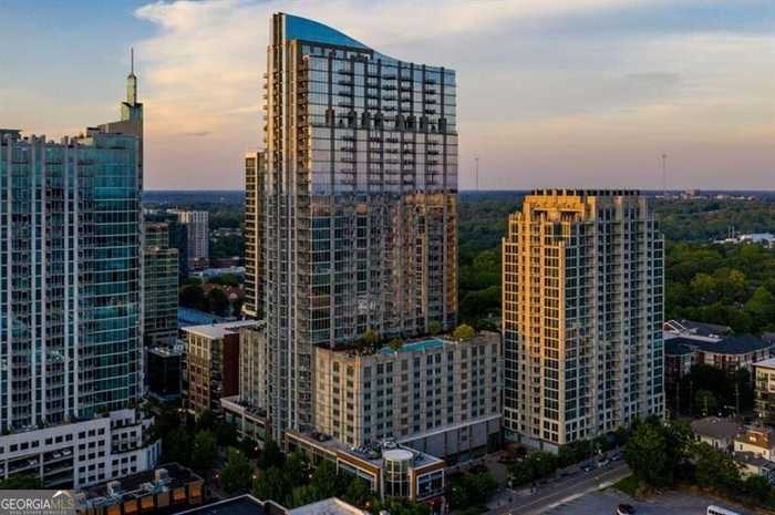 photo 1: 855 Peachtree Street NE Unit 3008, Atlanta GA 30309