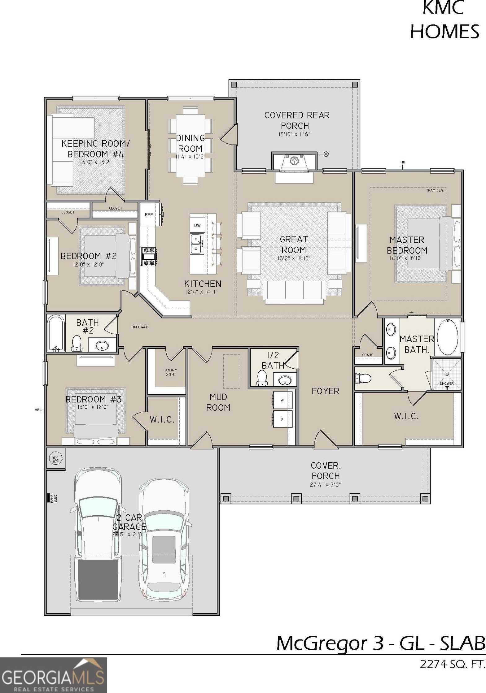 photo 2: 31 Sourwood Drive Unit LOT 2 - MCGREGOR, Mansfield GA 30055