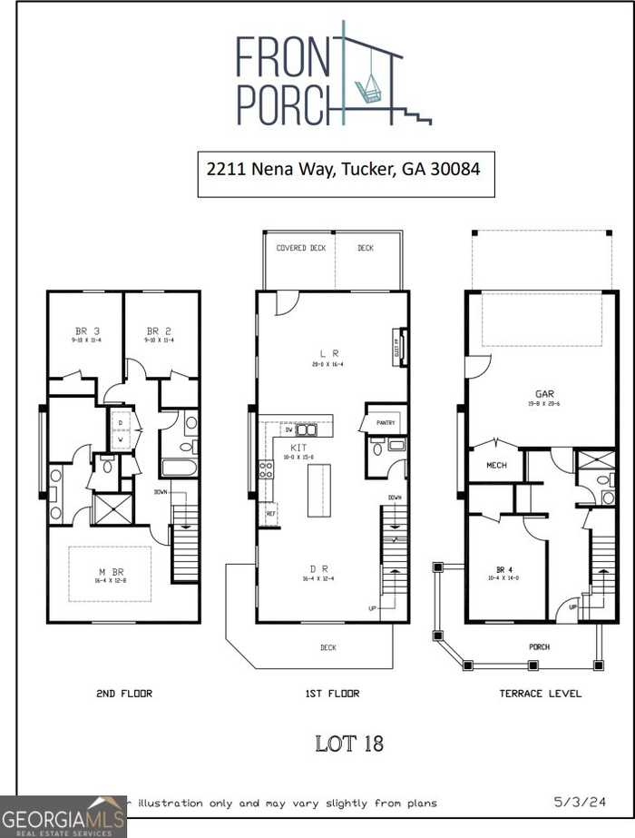 photo 1: 2211 Nena Way Unit 18, Tucker GA 30084