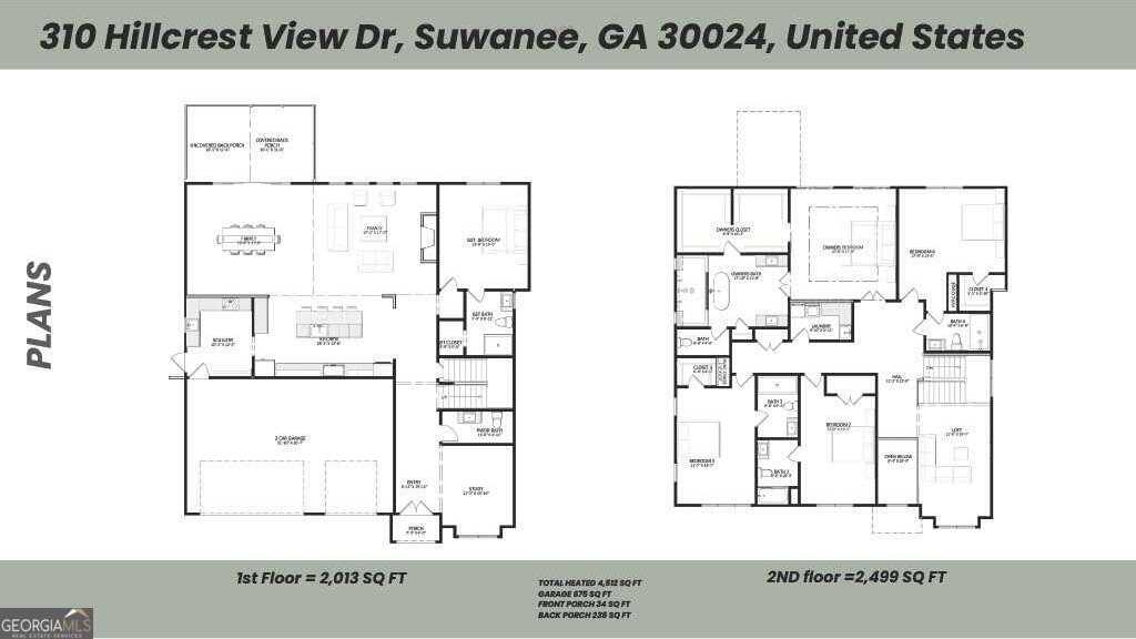 photo 2: 310 Hillcrest View Drive, Suwanee GA 30024