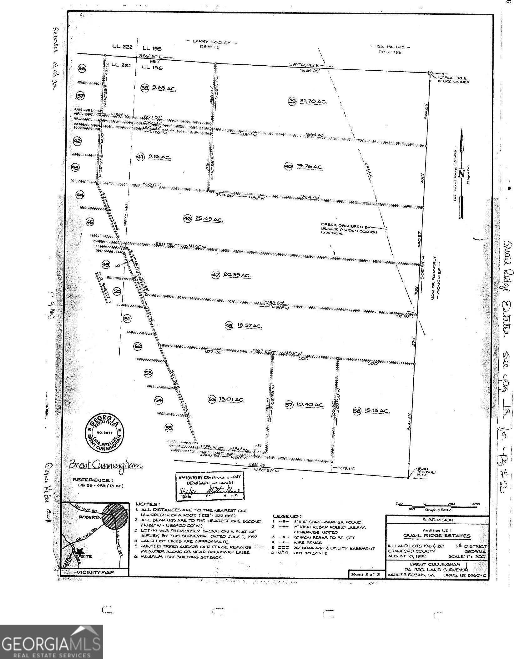 photo 1: LOT 48 Pope Road, Roberta GA 31078