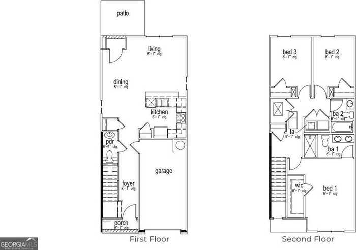 photo 2: 5887 Mattan Trail Unit 72, Lithonia GA 30058