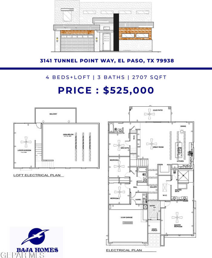 photo 11: 3141 Tunnel Point Way, El Paso TX 79938