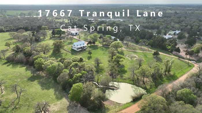 photo 1: 17677 Tranquil Lane, Cat Spring TX 78933
