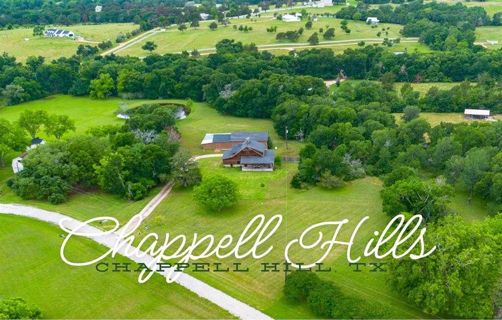 photo 1: 3550 W Hilltop Drive, Chappell Hill TX 77426