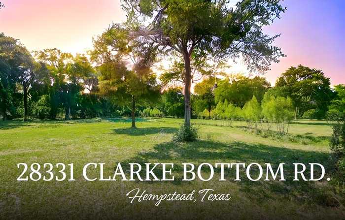 photo 1: 28331 Clarke Bottom Road, Hempstead TX 77445