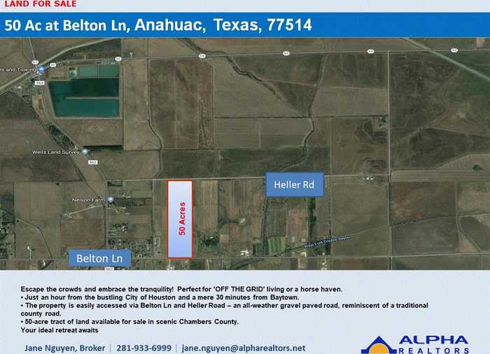 photo 1: Belton Ln Extension, Anahuac TX 77514