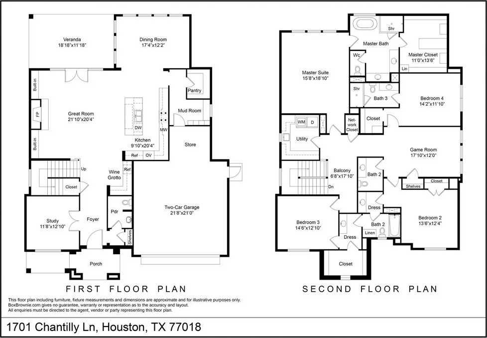 photo 2: 1701 Chantilly Lane, Houston TX 77018