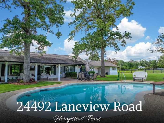 photo 1: 24492 Laneview Road, Hempstead TX 77445