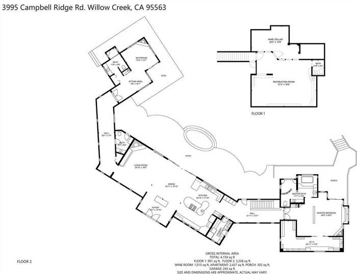 photo 2: 3995 Campbell Ridge Road, Salyer CA 95563