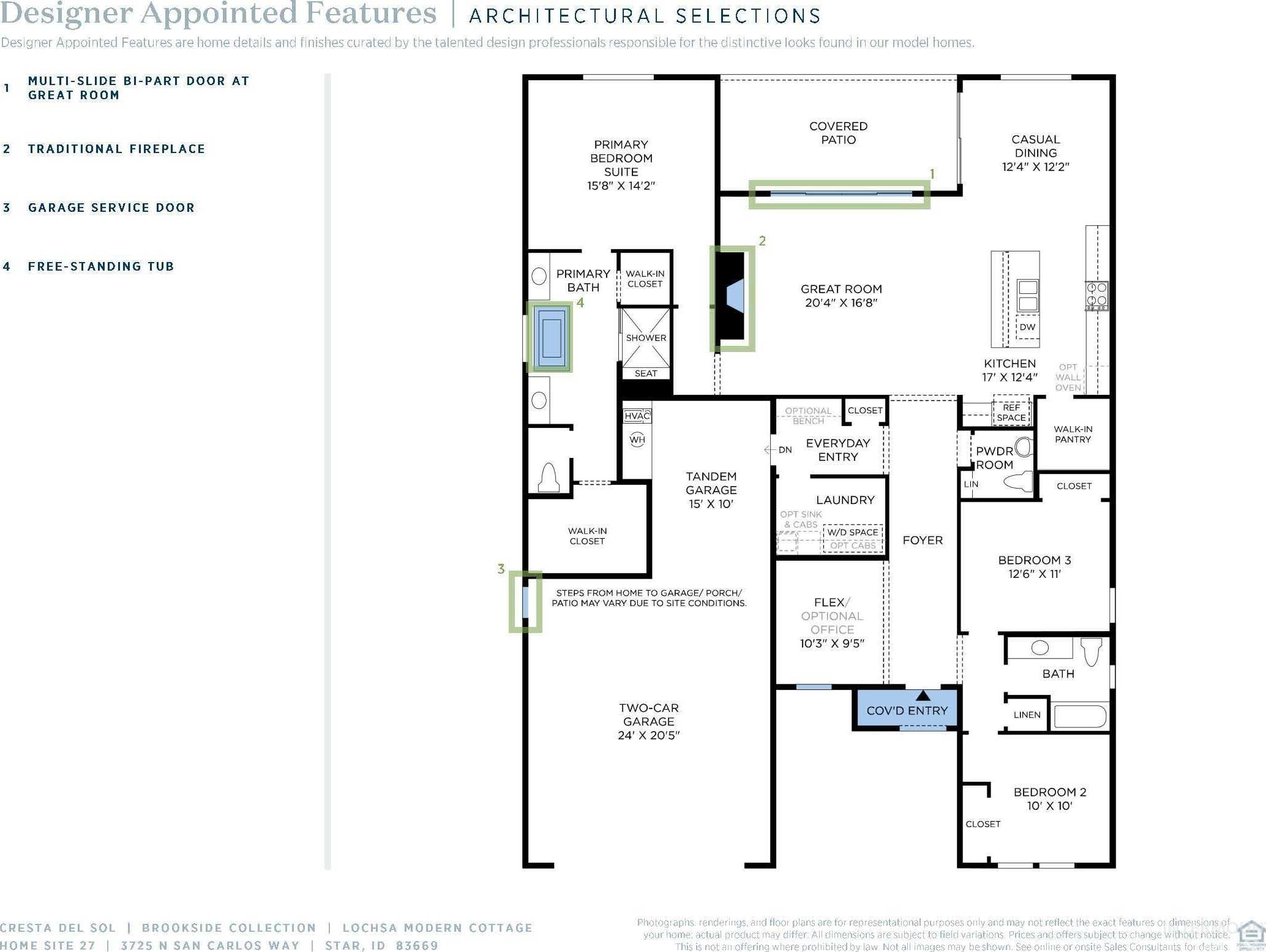 photo 3: 3725 N San Carlos Way, Star ID 83669