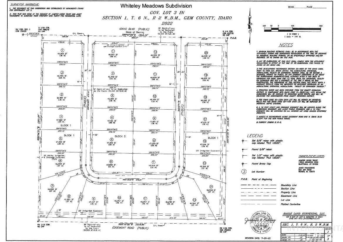 photo 3: Lot 2 Blake Ave, Emmett ID 83617