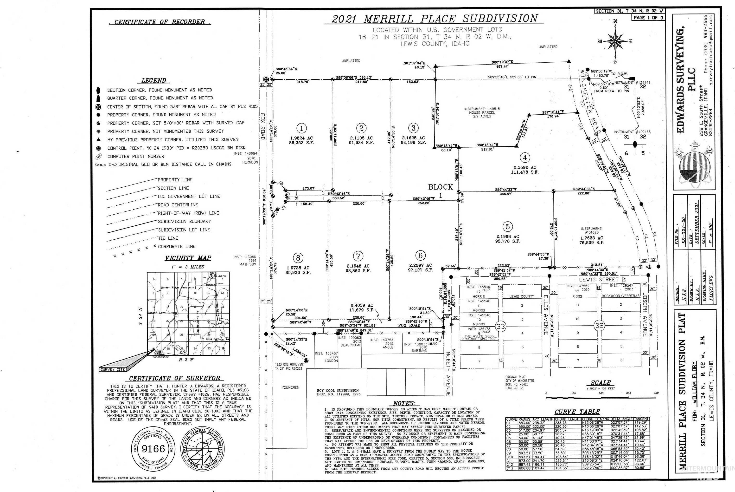 photo 3: Lot 1 Fox Rd, Winchester ID 83555