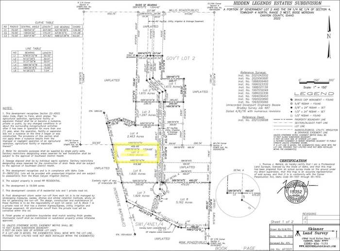 photo 3: TBD Legends Lane - Lot 5, Caldwell ID 83607