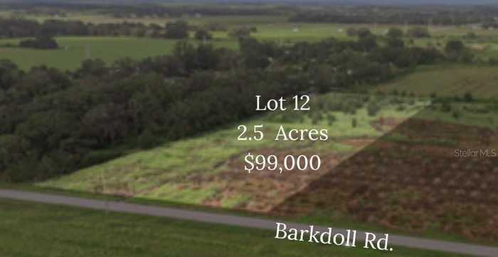 photo 1: BARKDOLL ROAD Unit Lot 12, BOWLING GREEN FL 33834