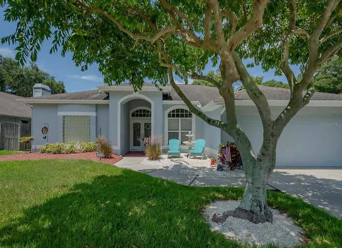 photo 1: 4050 EAGLE COVE EAST DRIVE, PALM HARBOR FL 34685