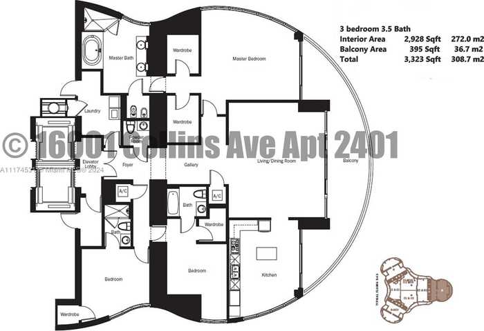 photo 34: 16001 Collins Ave Unit 2401, Sunny Isles Beach FL 33160