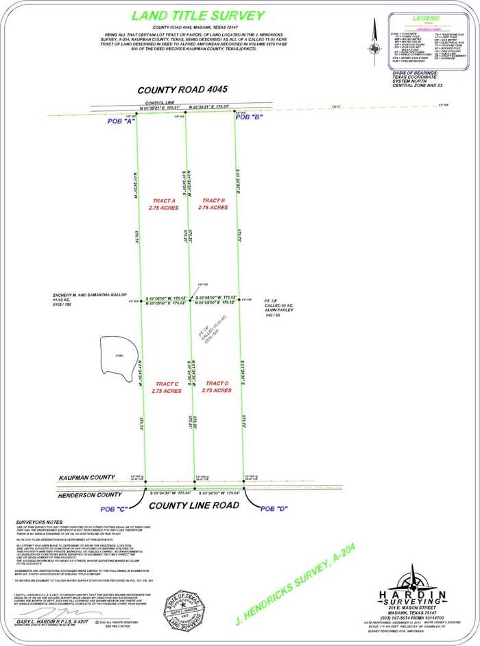 photo 1: TRACT A 2.75AC Co Road 4045, Kemp TX 75143