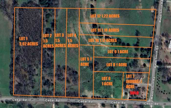 photo 1: Lot 1 Cedar Road, Sherman TX 75090