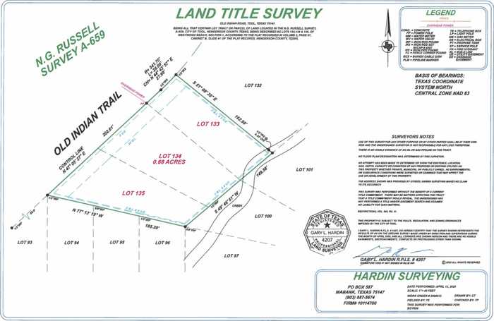 photo 5: TBD Old Indian Trail, Tool TX 75143