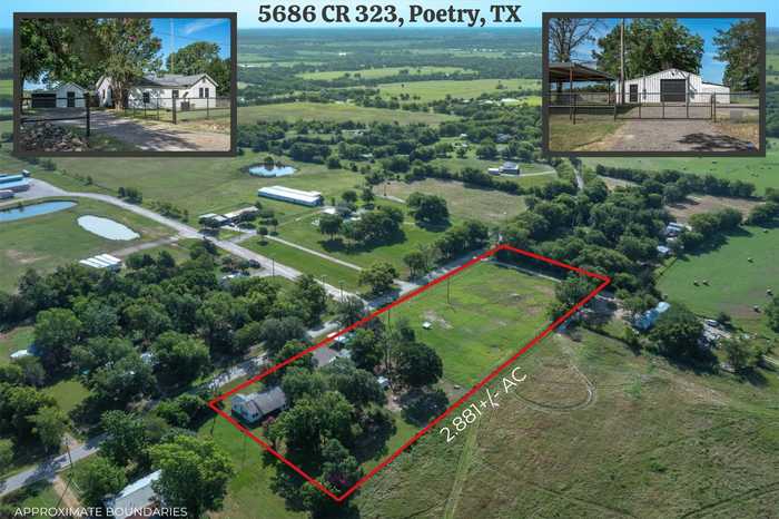 photo 1: 5686 County Road 323, Poetry TX 75160