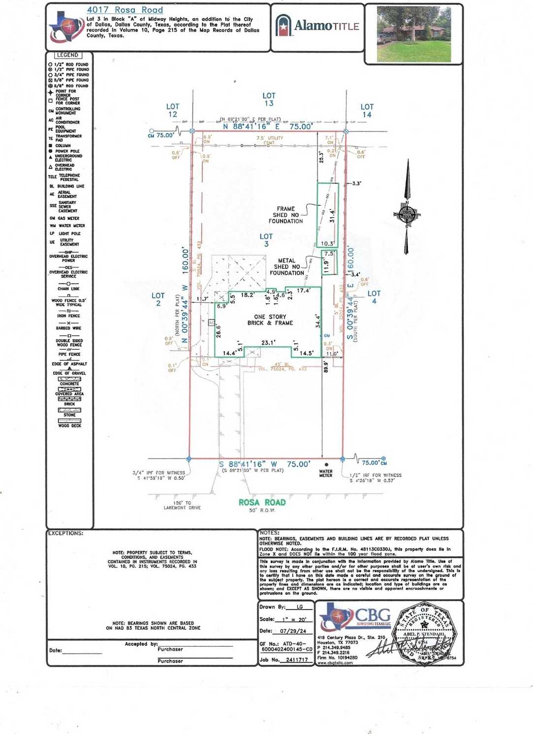 photo 2: 4017 Rosa Road, Dallas TX 75220