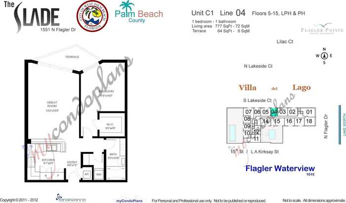 photo 2: 1551 Flagler Drive Unit 1504, West Palm Beach FL 33401