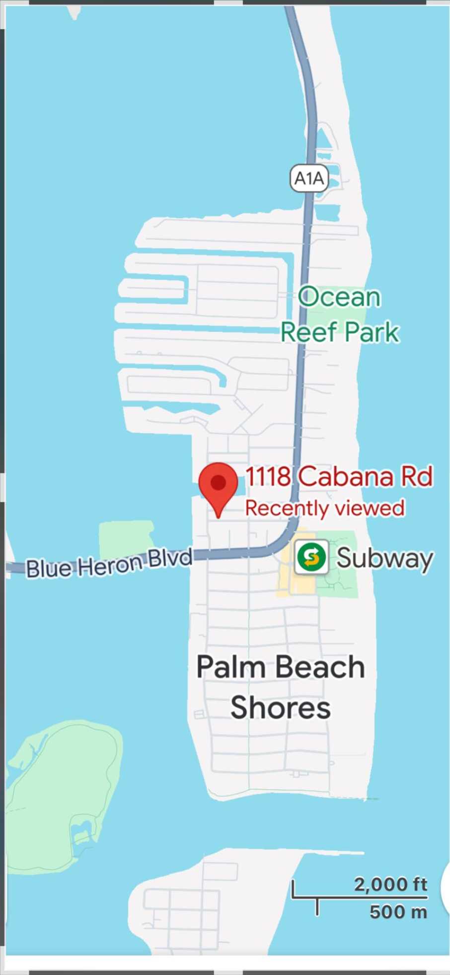 photo 1: 1118 Cabana Road, Singer Island FL 33404