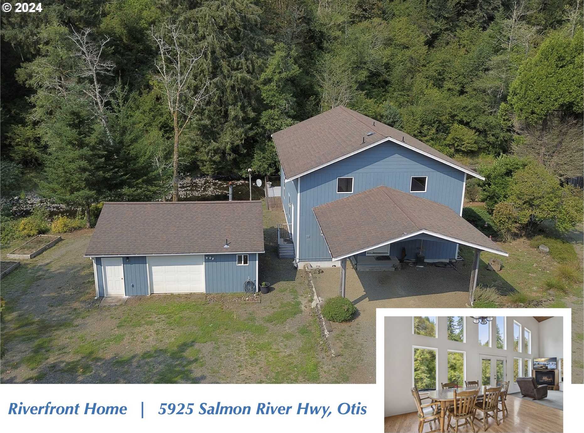 photo 1: 5925 SALMON RIVER HWY, Otis OR 97368